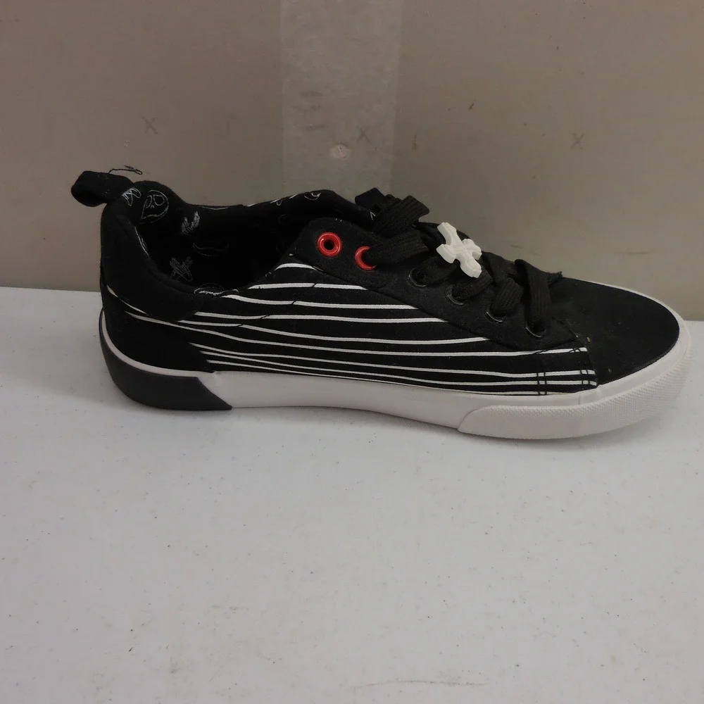 Ground Up Nightmare Before Christmas Jack Skellington Sneakers Black White Men 7